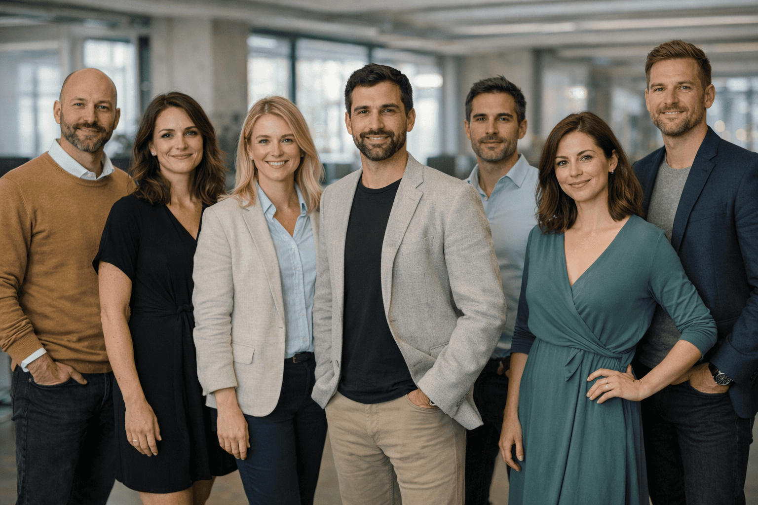 Team working on AI trading platform — QubiTrade AI